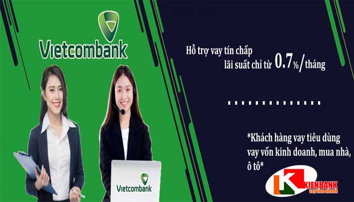 Vay tín chấp theo lương ngân hàng Vietcombank